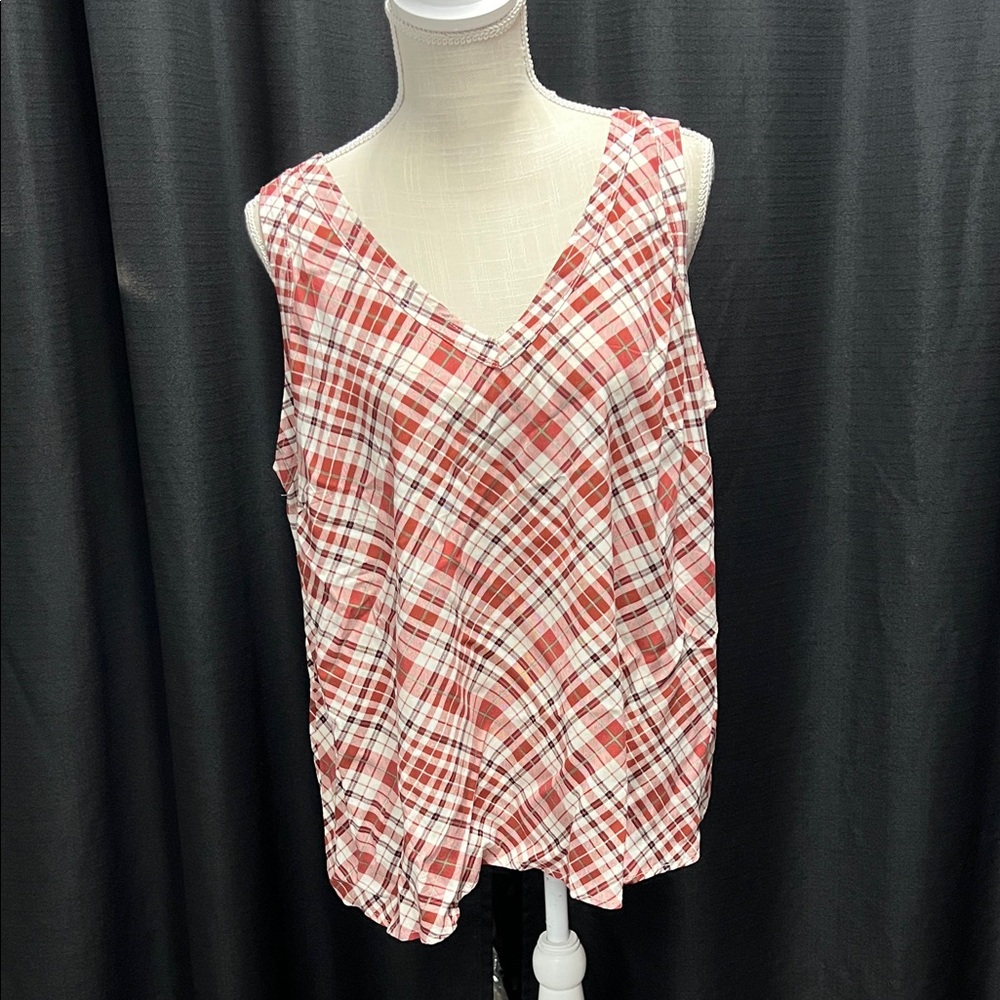 Torrid Challis Stitch detail Tank Top